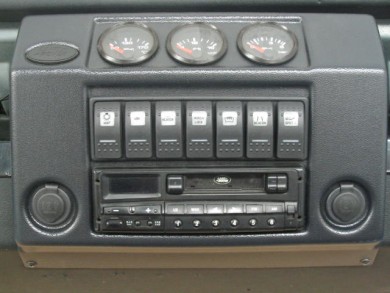 Consolle Cruscotto Defender